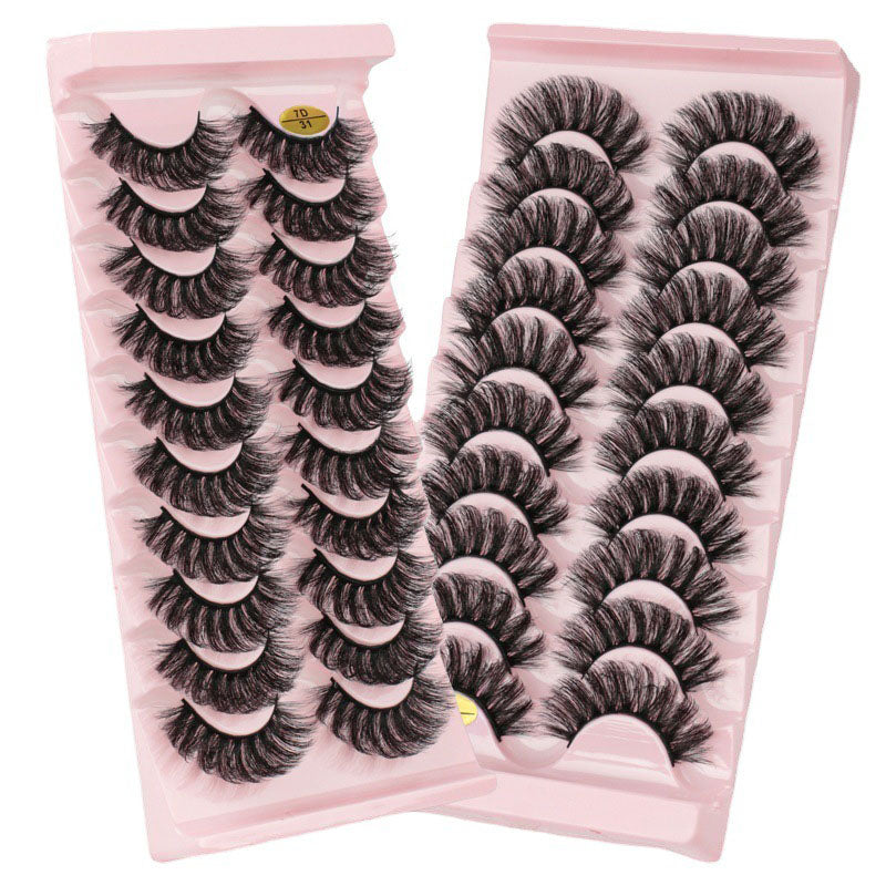 10 Pairs of 7D Eyelashes – Vivid Makup