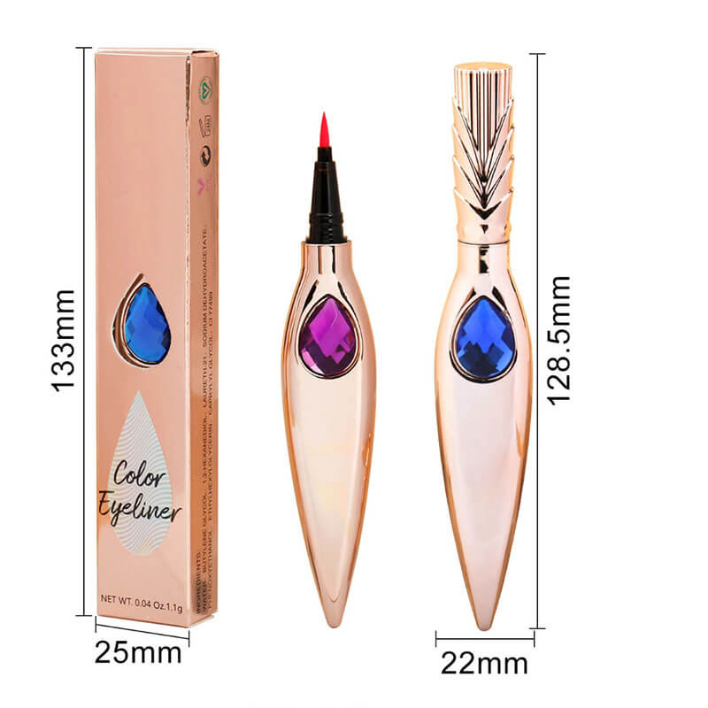 7-color Eyeliner Gold Pencilwith Diamonds