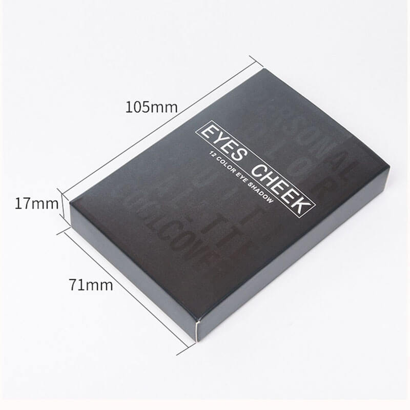 4-style of 12-color Eyeshadow Palette (Hard Plastic Pan)