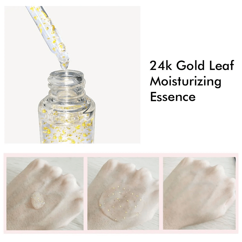 24K Gold Foil Moisturizing Essence/Anti-Aging Serum
