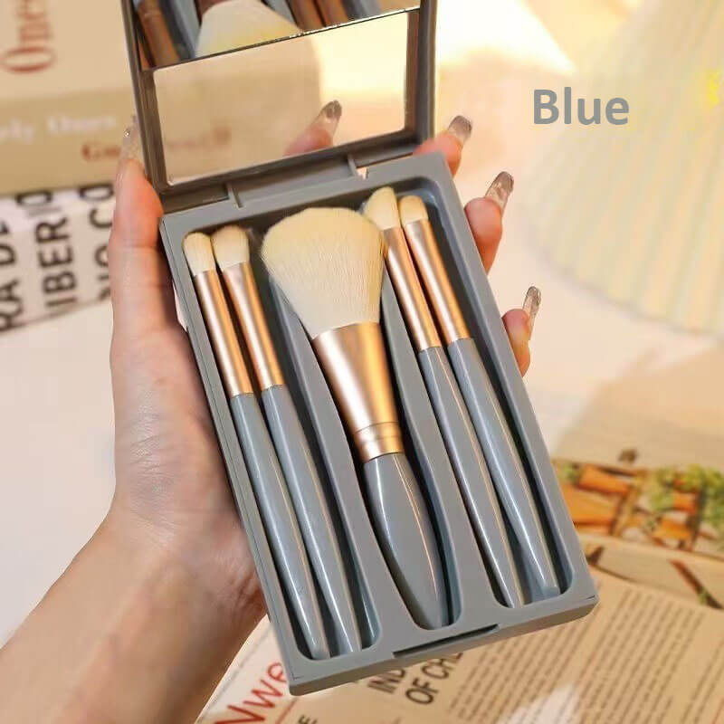 4-type of 5pcs Makeup Brushes with Mirror