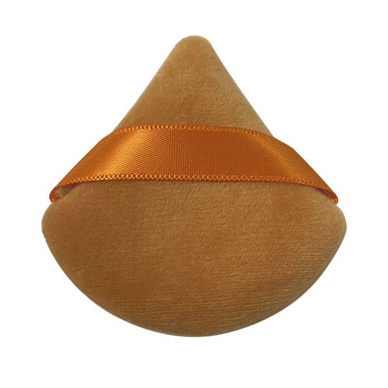 11-color Triangular Flocking Powder Puff 6pcs in box(70*65mm)