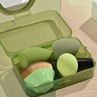 4-set of 4-piece Makeup Brush and Sponge