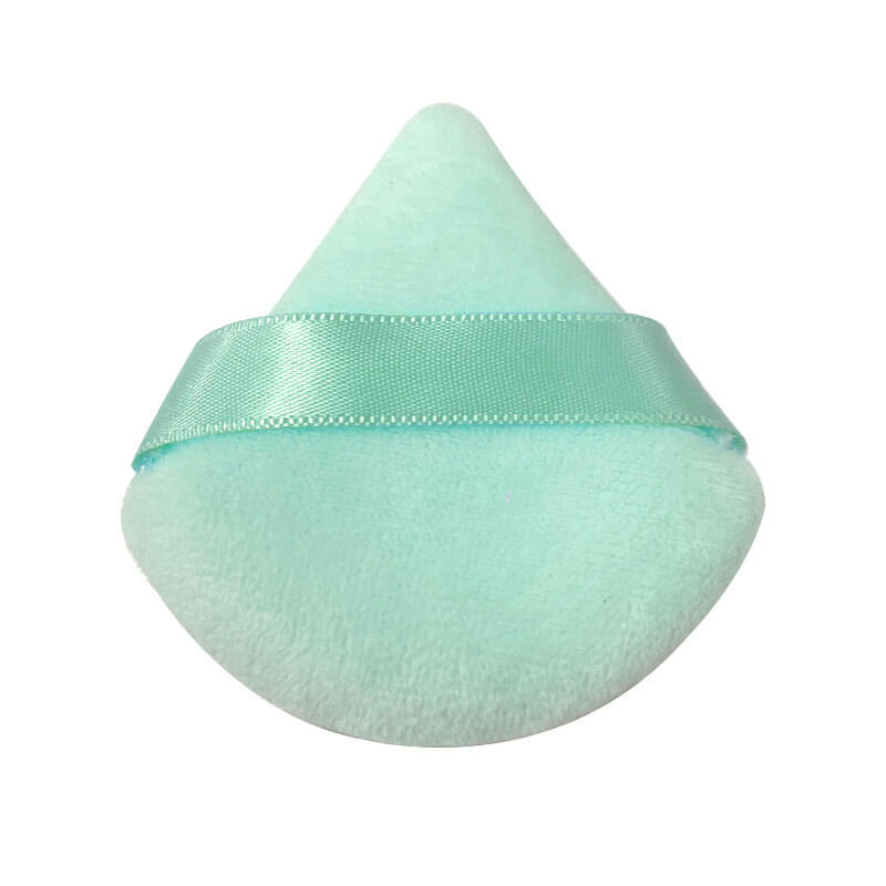 11-color Triangular Flocking Powder Puff 6pcs in box(70*65mm)