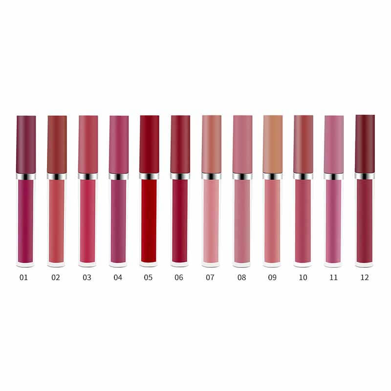 12-color Matte Liquid Lipstick