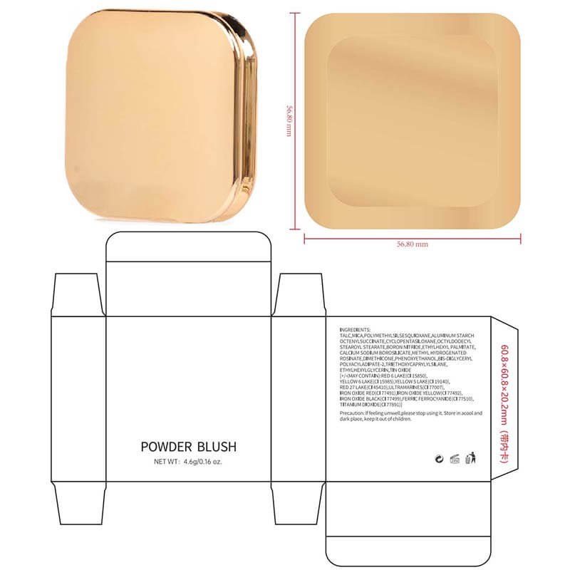 8-color Blush Powder
