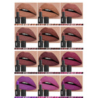 24-color Black Square Tube Matte Lipstick