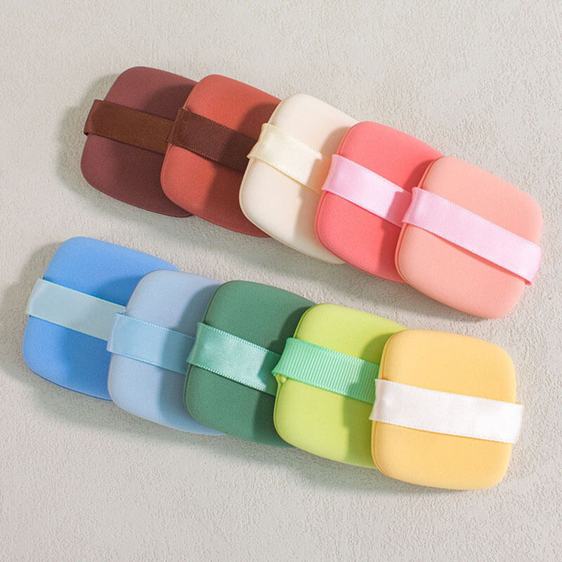 Macaron Air Cushion Powder Puff(10pcs)