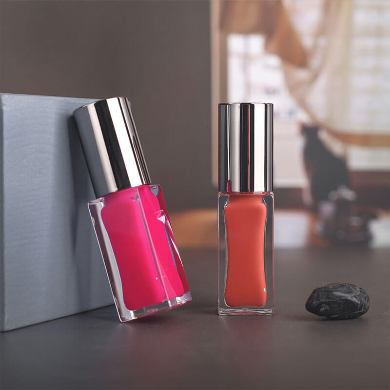 26-color Silver-black round lid square tube pearlescent Lip Gloss