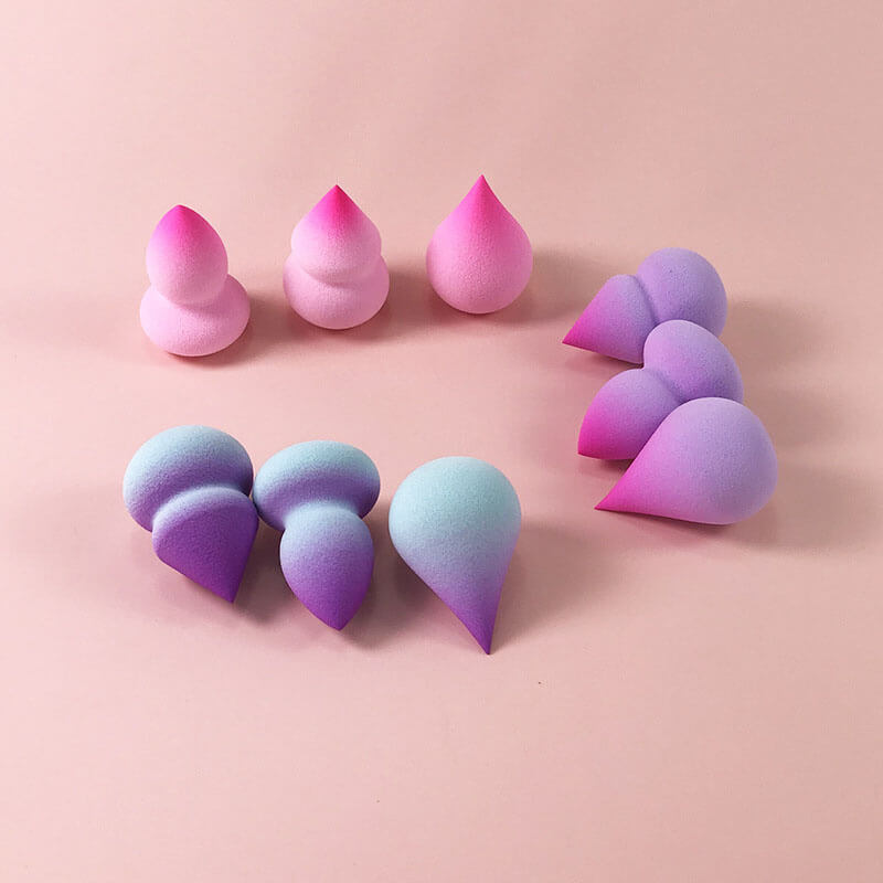 9-type Dual-color Beauty Sponge