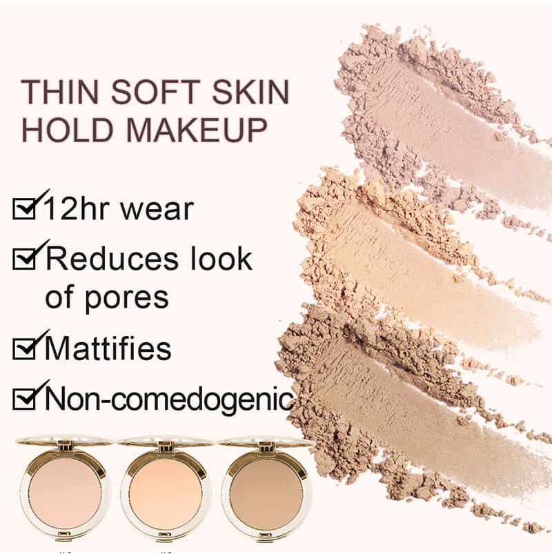 15-color Natural and  Long-lasting Makeup Compact Powder