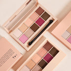 10-color Nude Earth Tone Eyeshadow Palette
