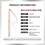 12-color Lip Liner Waterproof Long-lasting Non-removal Matte
