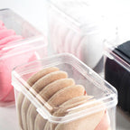 11-color Triangular Flocking Powder Puff 6pcs in box(70*65mm)