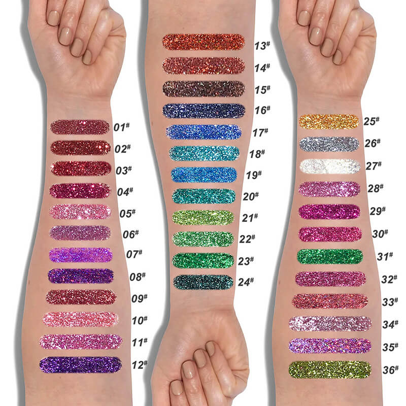 DIY Glitter Lip& Eyeshadow set