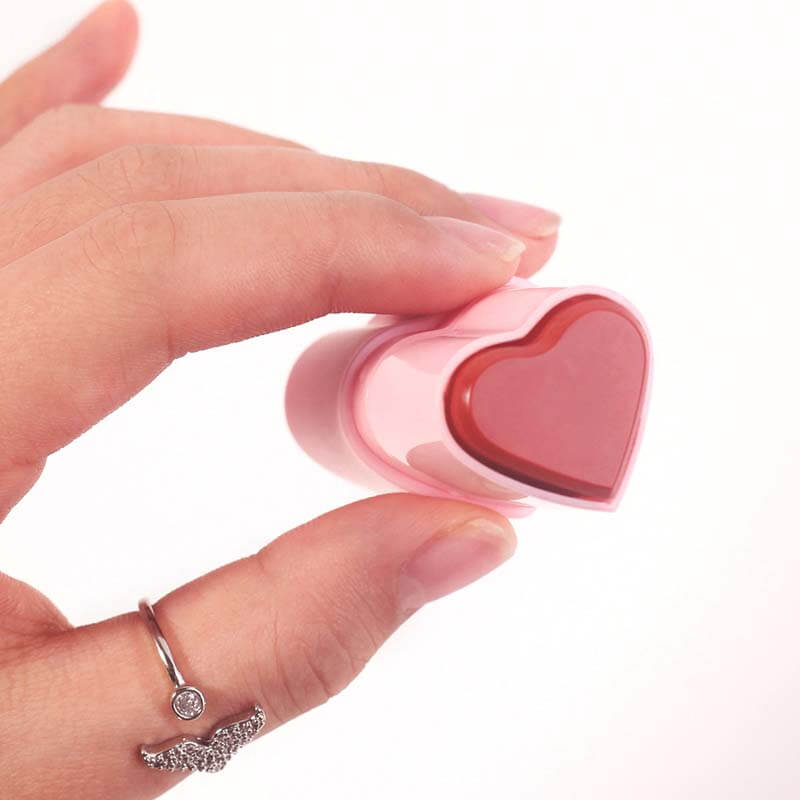 8-Color Heart-Shaped Blush Stick