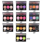 10-style of 3-color Eyeshadow Palette with Brush
