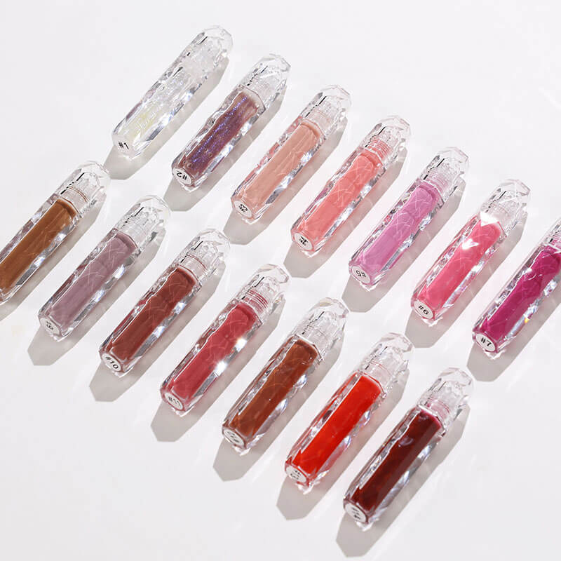 14-color Mirror Lip Gloss with Rhumbatron Tube