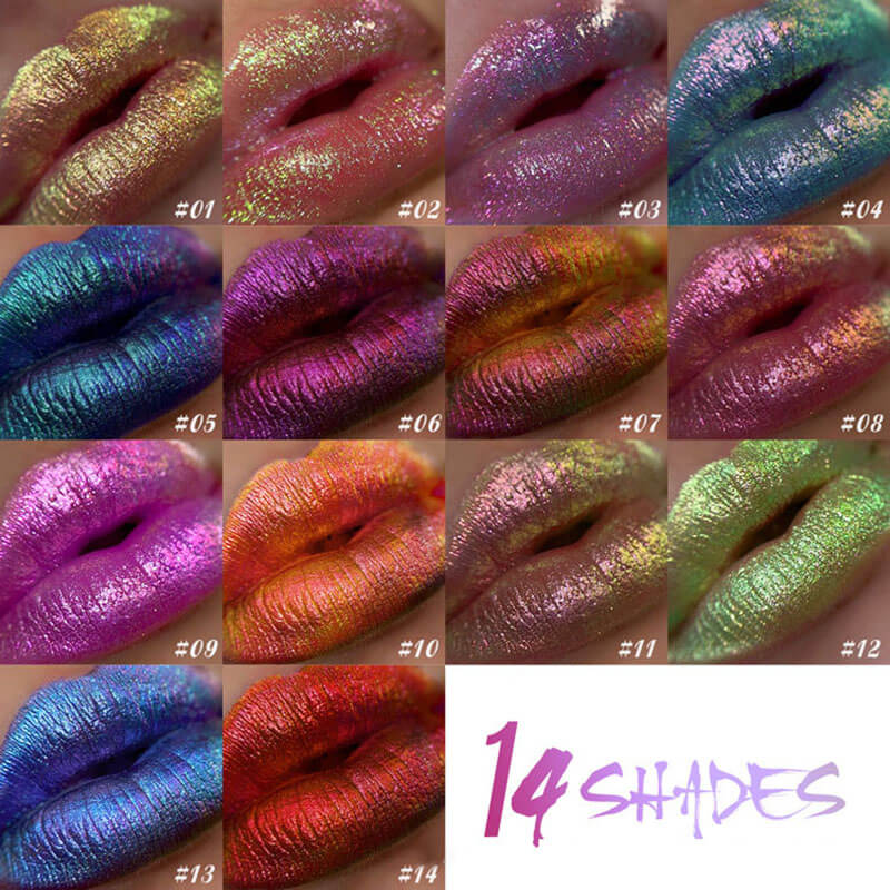 14-color Chameleon Lip Gloss