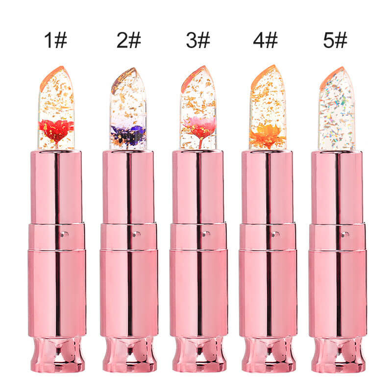 5-color Flower Thermochromic/ Color Chnage Lip Balm