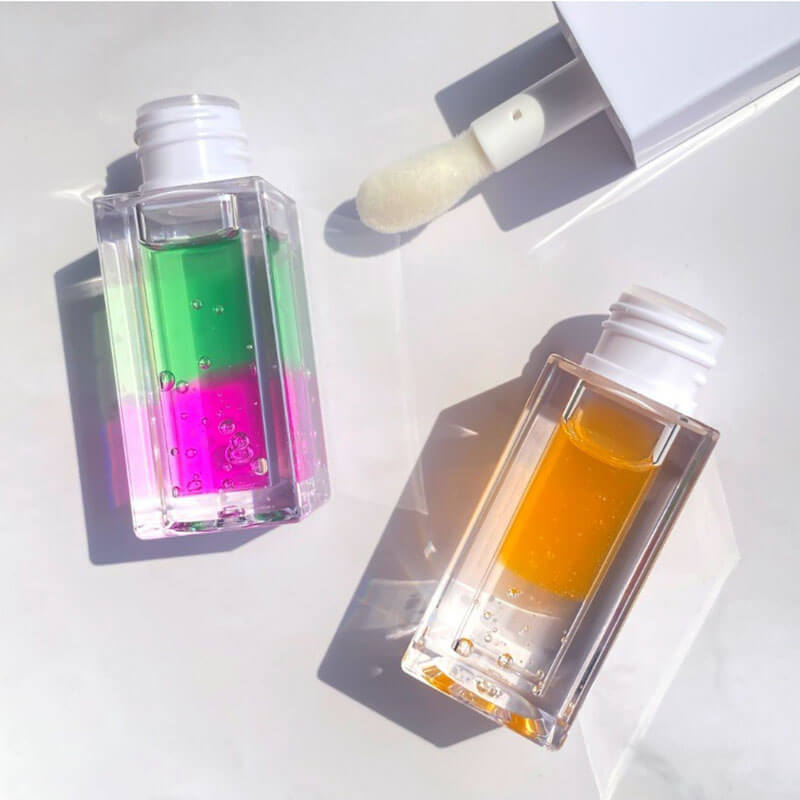 5-color Dual-color Plant-based Fruit Lip Oil