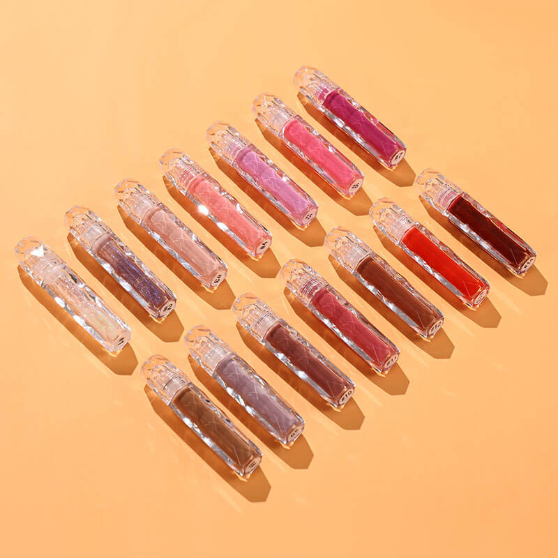 14-color Mirror Lip Gloss with Rhumbatron Tube