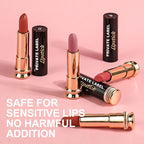 12-color Velvet Nonstick Black Gold Tube Matte Neutral Lipstick