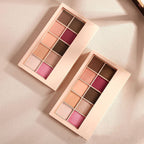 10-color Nude Earth Tone Eyeshadow Palette