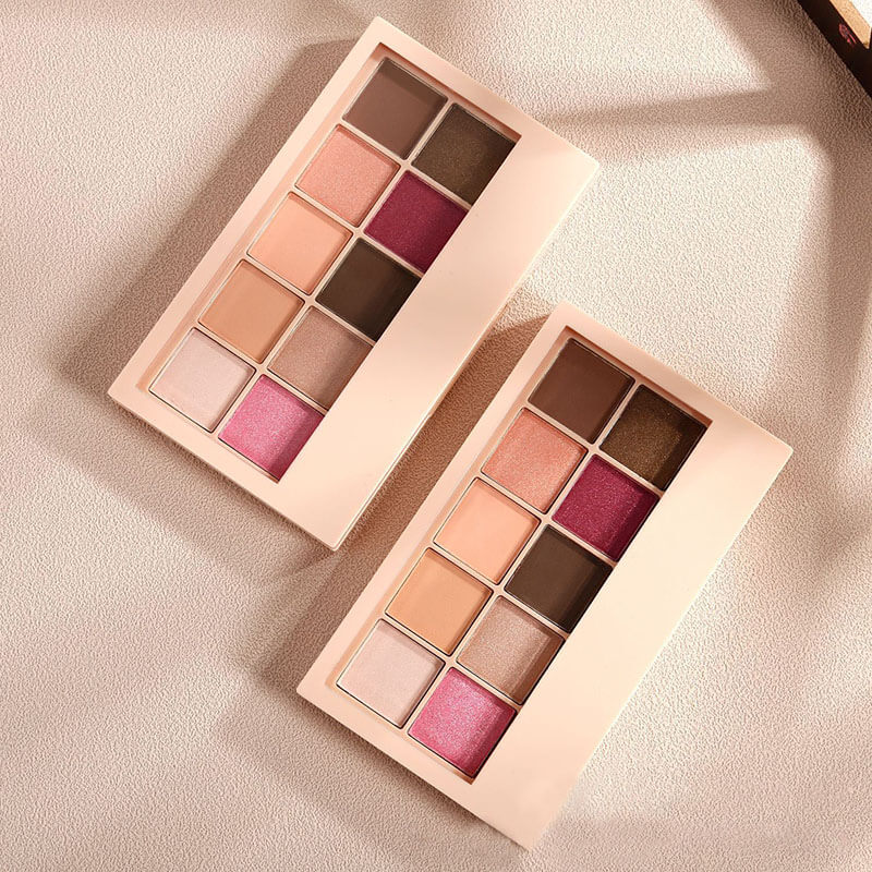10-color Nude Earth Tone Eyeshadow Palette