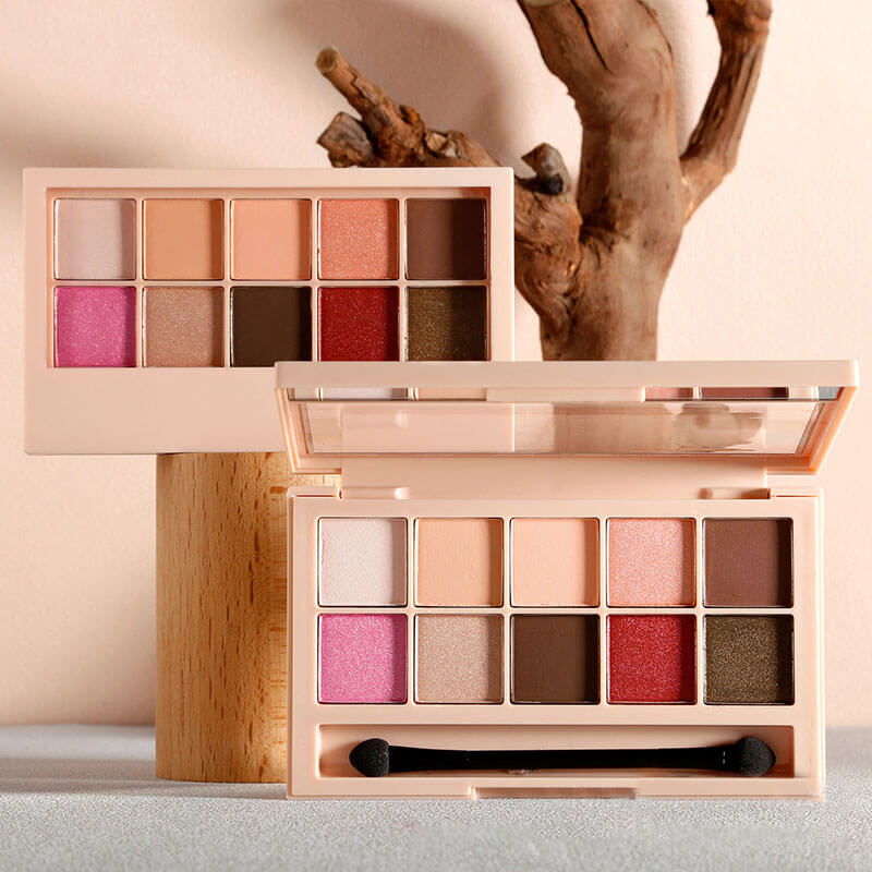 10-color Nude Earth Tone Eyeshadow Palette