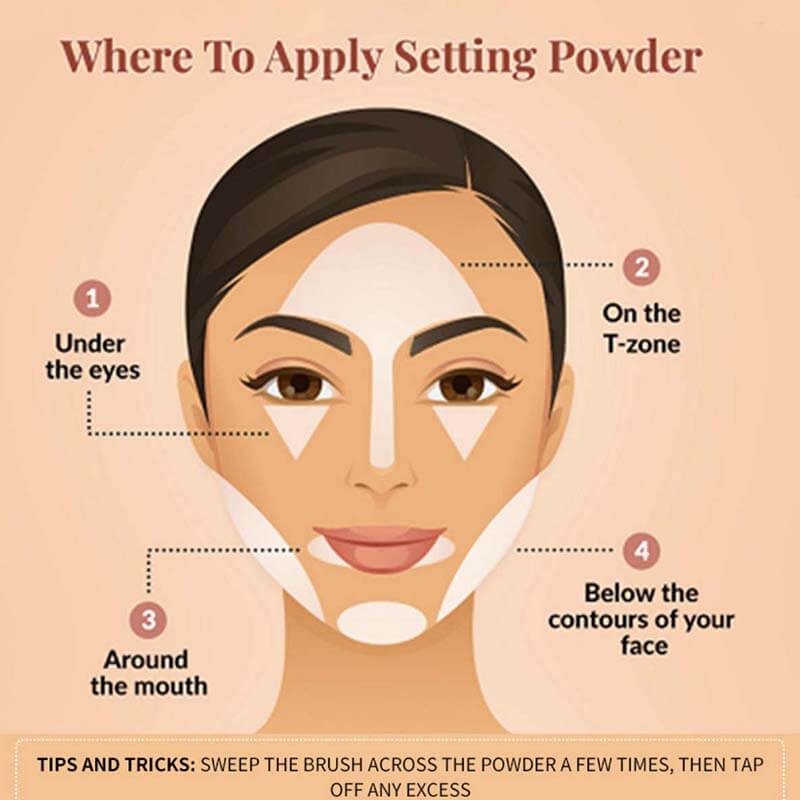 8-color Setting Loose Powder