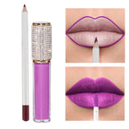 20-color Lip Set for Diamond Lipstick & Lip Liner