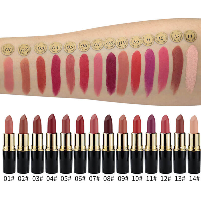 14-color Bullet Matte Lipstick