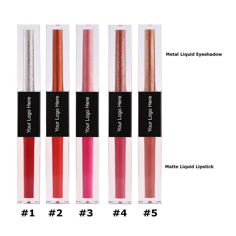5-color 2-in-1 Liquid Lipstick & Liquid Eyeshadow