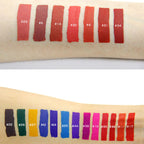 43-color Black Lid Square Tube Matte Liquid Lipsticks(#01-#30)