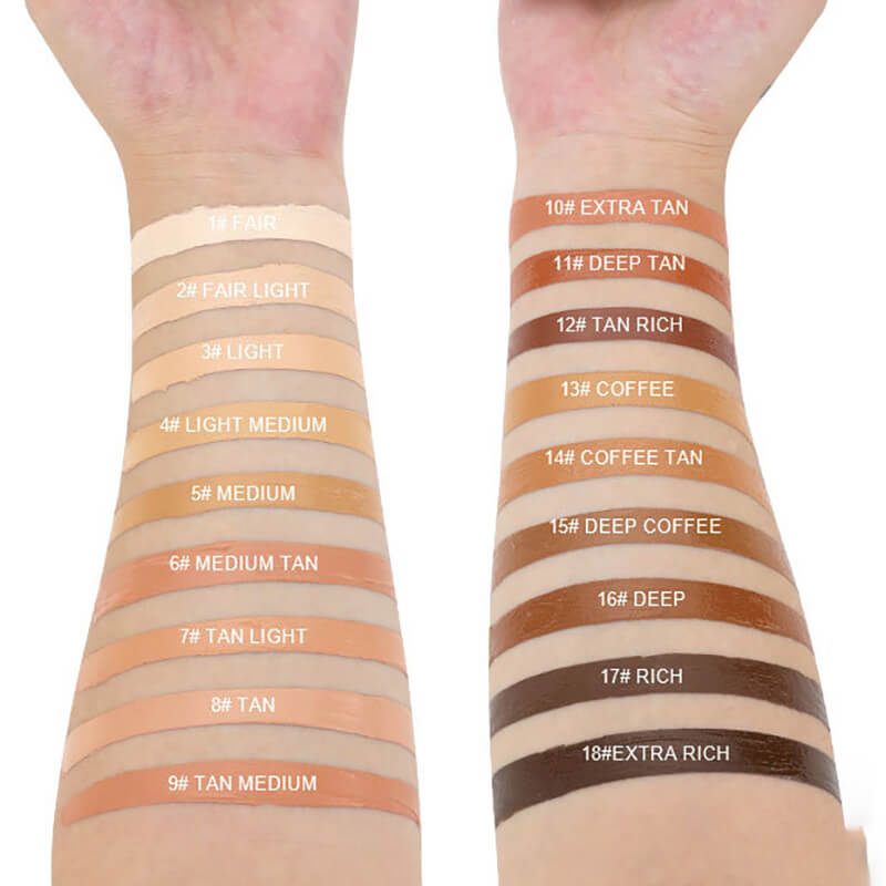 18-shade Liquid Foundation