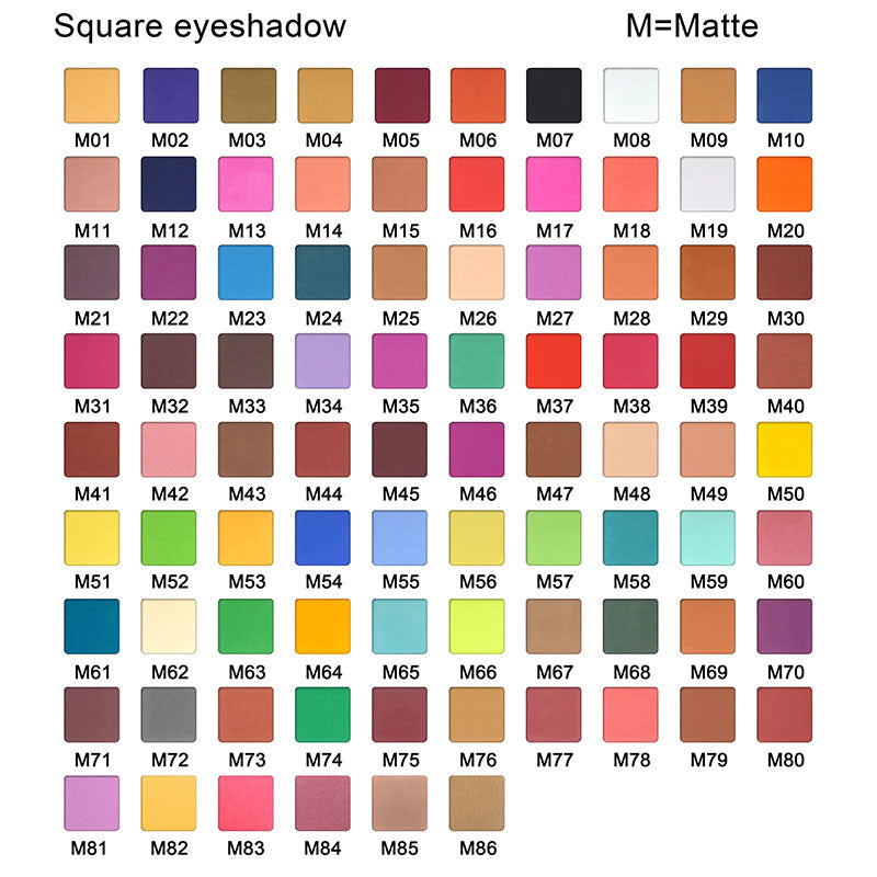 2-type of 21-color DIY  Eyeshadow Palette