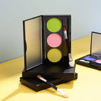 10-style of 3-color Eyeshadow Palette with Brush