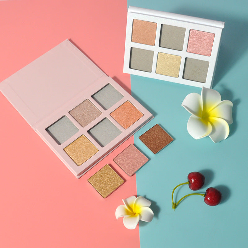 6-color DIY Highlighter Palette