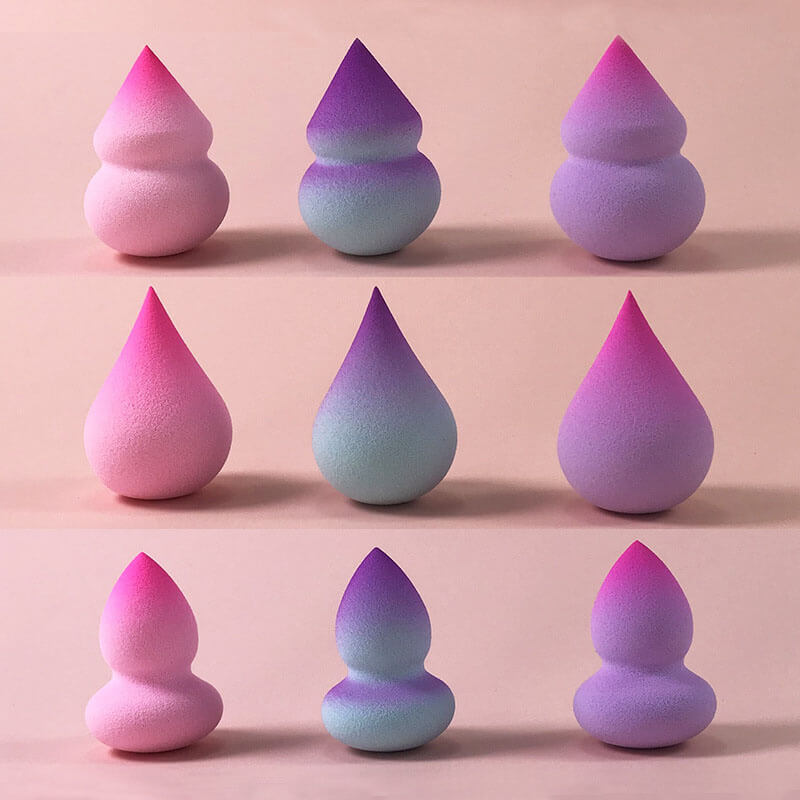 9-type Dual-color Beauty Sponge