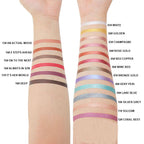 18-color Squeeze Tube Liquid Eyeshadow