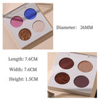 4-color DIY Eyeshadow Palette (Hard Plastic Pan)