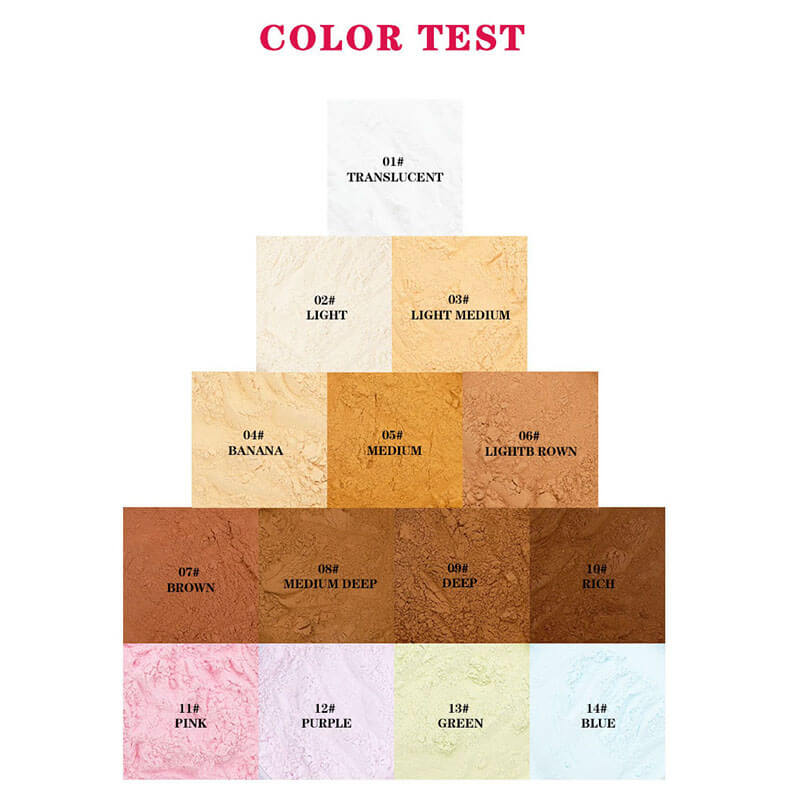 14-color Brightening Concealer Setting Powder