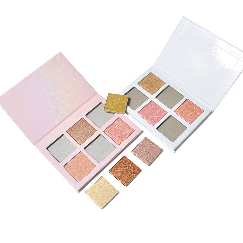 6-color DIY Highlighter Palette