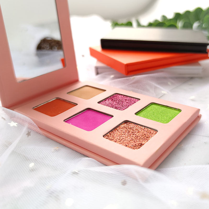 4-type of 6-color DIY Eyeshadow Palette