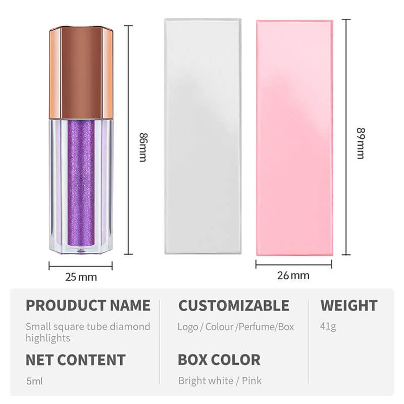 26-color High-gloss Pearlescent Lip Gloss