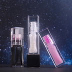 3-color Lip Oil Transparent Square Tube(Temperature Color Changing)