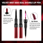 21-color Double-headed Lquid Lipstick and Lip Liner
