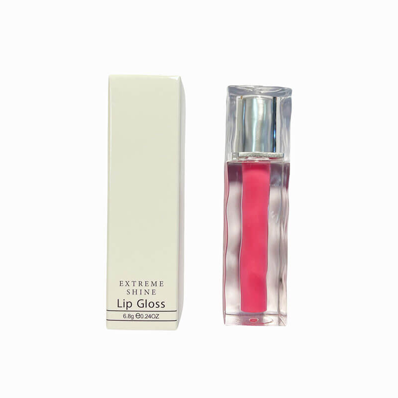 14-color Mirror Lip Gloss with Wavy Tube