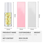 16-color Big brush Chubby tube fruit Vegan Clear Lip Oil